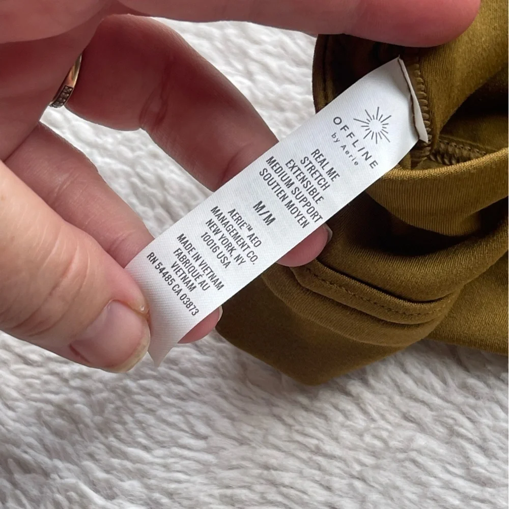Aerie offline nwt real me lace up sports bra